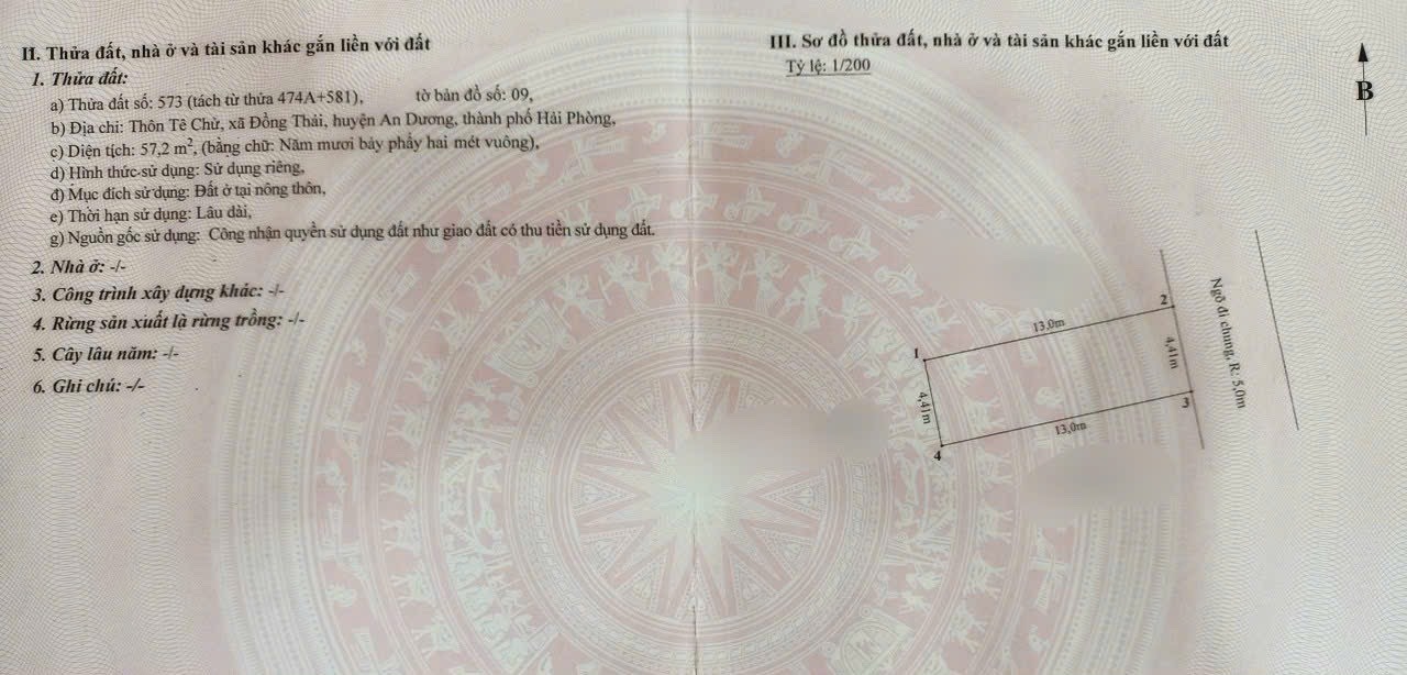 BÁN ĐẤT SIÊU ĐẸP TẠI TÊ CHỬ, ĐỒNG THÁI