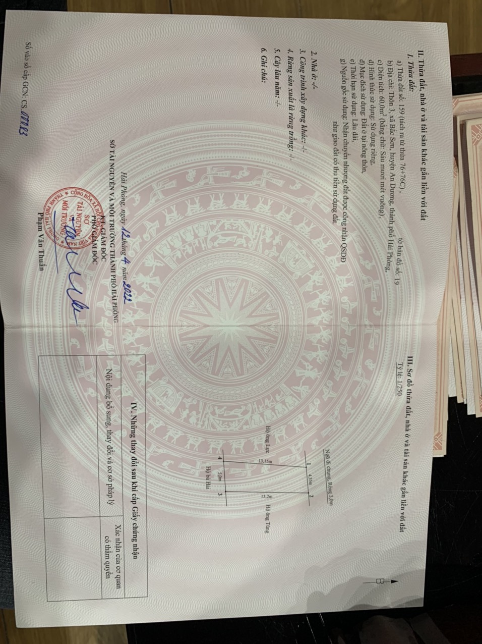 BÁN ĐẤT QUỲNH MINH, BẮC SƠN, AN DƯƠNG