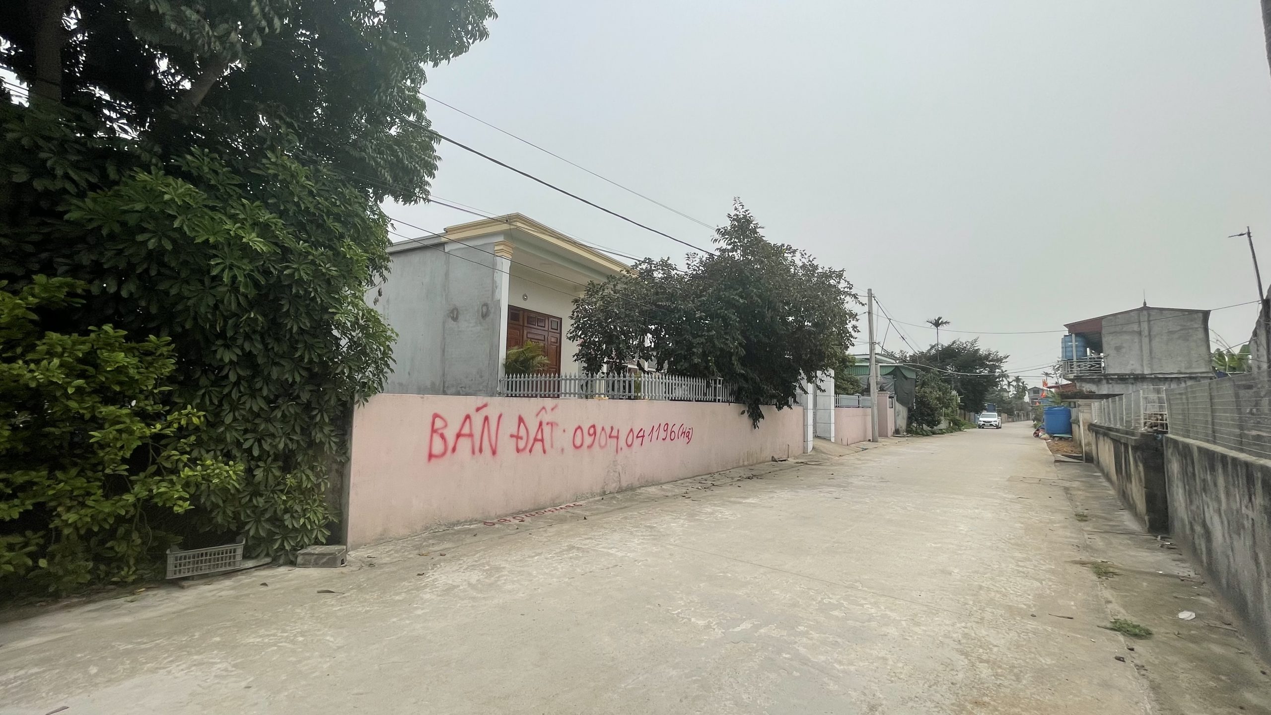 BÁN MẢNH ĐẤT MẶT ĐƯỜNG THÔN HÀ ĐỚI, GẦN KHU CN TIÊN THANH