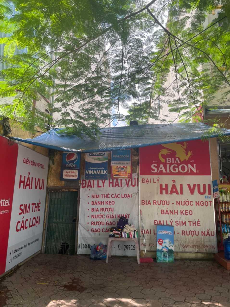 BÁN ĐẤT MẶT ĐƯỜNG NGÔ QUYỀN, MÁI CHAY, HẢI PHÒNG