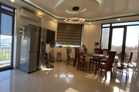 NHÀ MẶT ĐƯỜNG TUYẾN 2 THẾ LỮ LÔ GÓC 6 TẦNG THANG MÁY