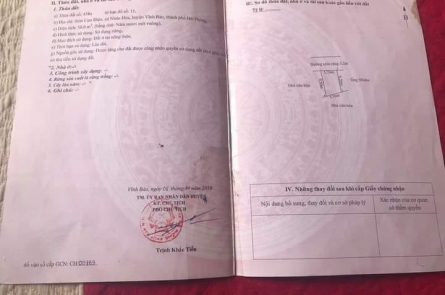 BÁN LÔ ĐẤT TẠI CỰU ĐIỆN - NHÂN HÒA - VĨNH BẢO - HP