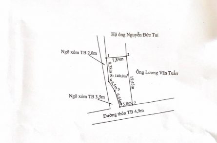 BÁN ĐẤT KÈM THÊM NHÀ TẠI THÁI LAI - CẤP TIẾN - TIÊN LÃNG