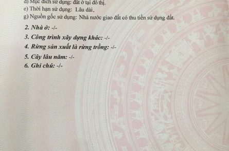 BÁN ĐẤT TẠI KDC HÒA BÌNH THỊ TRÁN VĨNH BẢO - VĨNH BẢO - HP