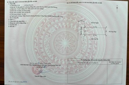 BÁN LÔ Mặt ngõ 369 đằng hải.